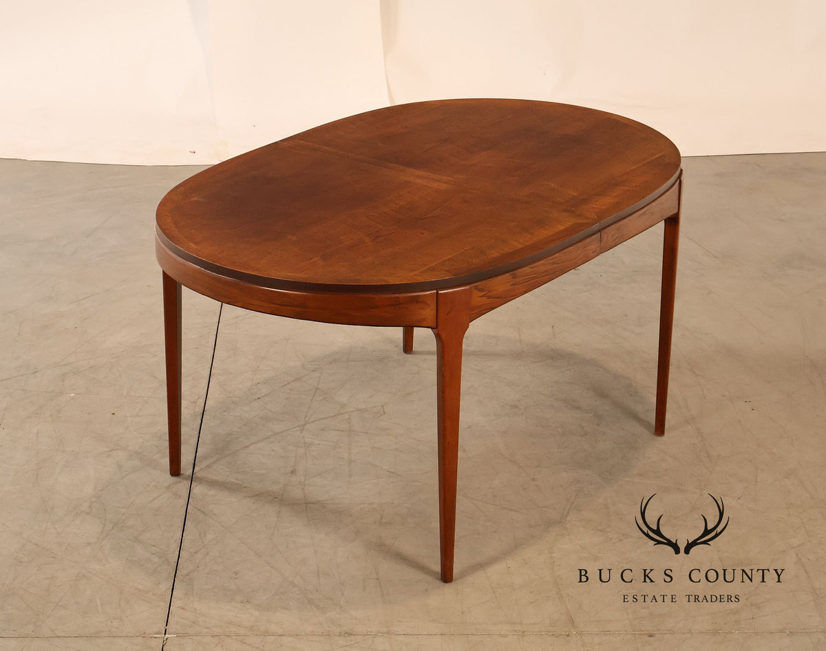 Lane 'Rhythm' Mid Century Modern Walnut Expandable Dining Table