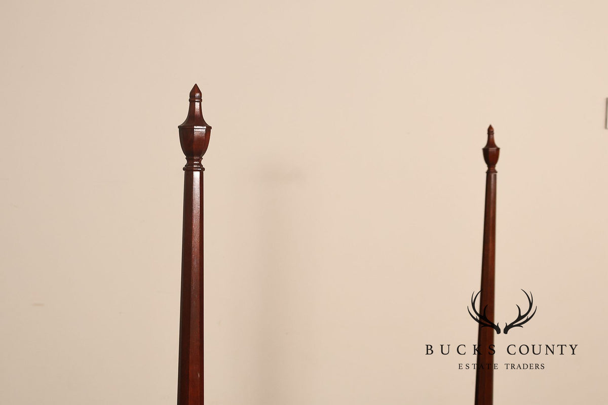 Henkel Harris Georgian Mahogany Queen Size Four Poster Bed