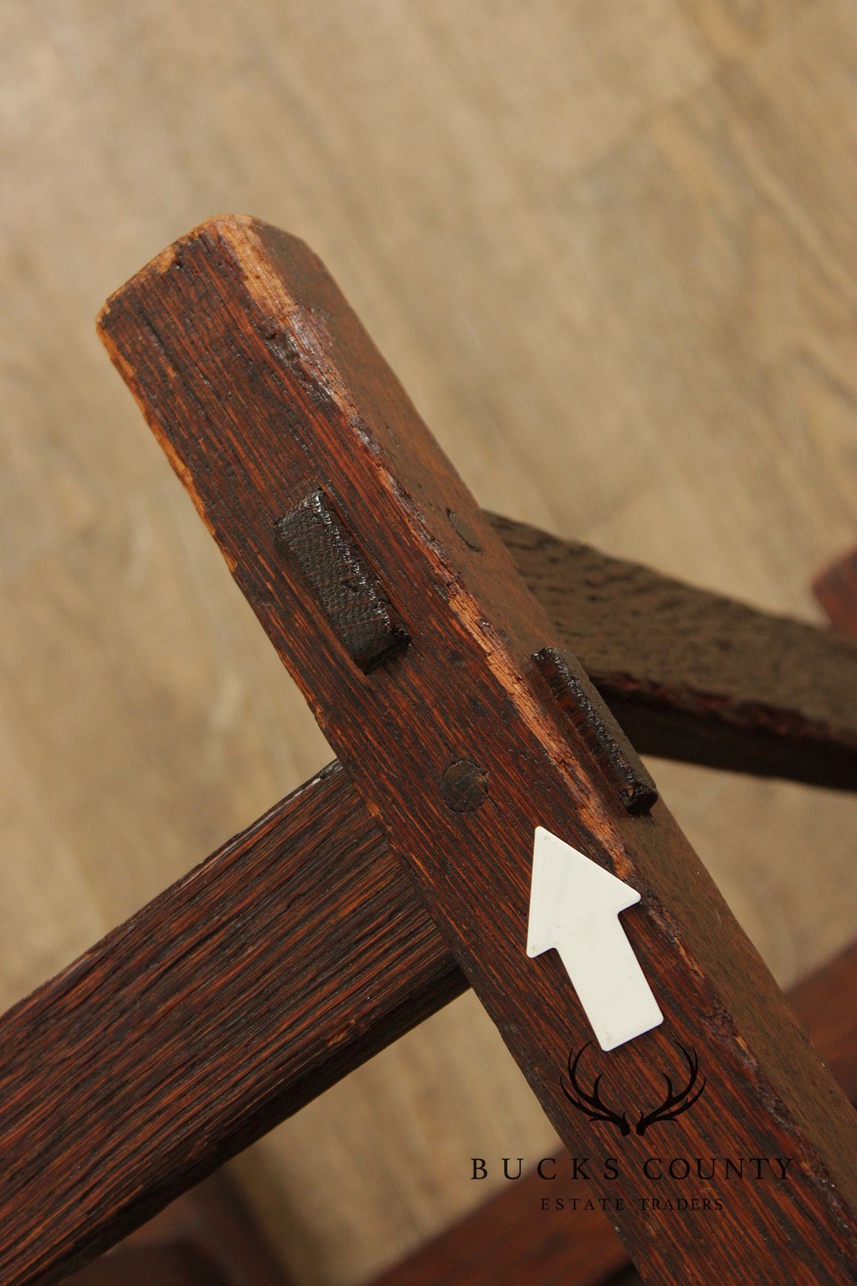 Antique Mission Oak Footstool