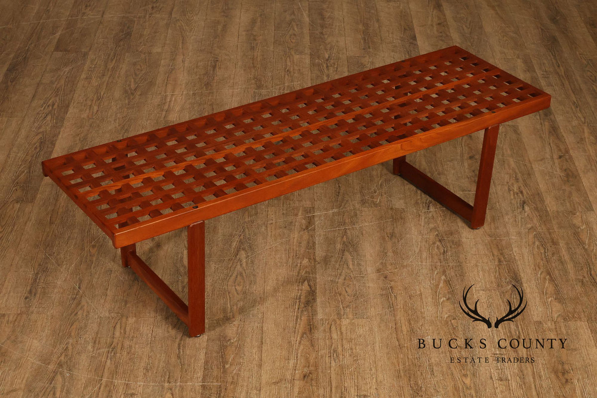 Peter Løvig Nielsen Danish Modern Teak Bench