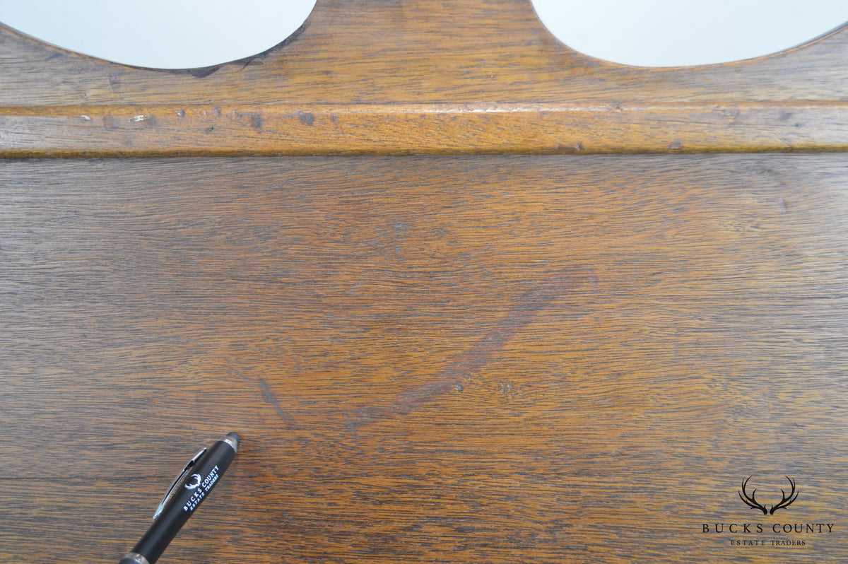 Anglo Indian Antique Carved Hardwood Settee Bench