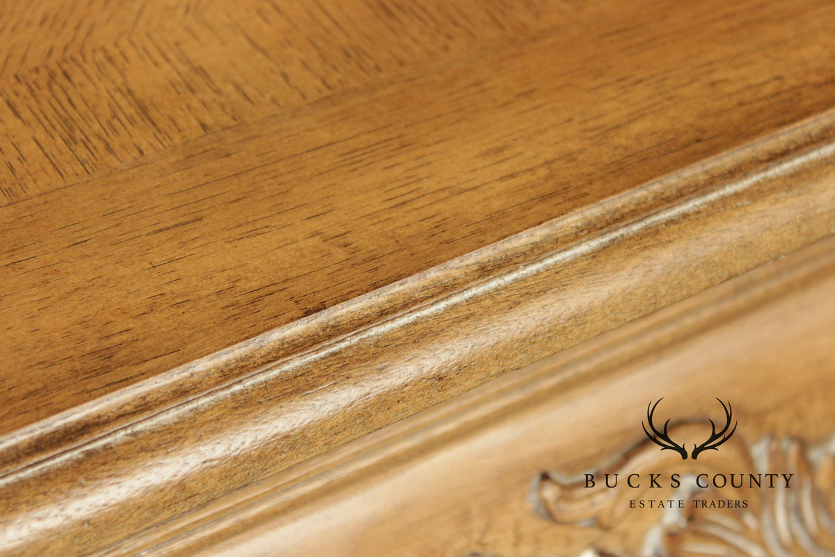 Chippendale Style Carved Console Sofa Table