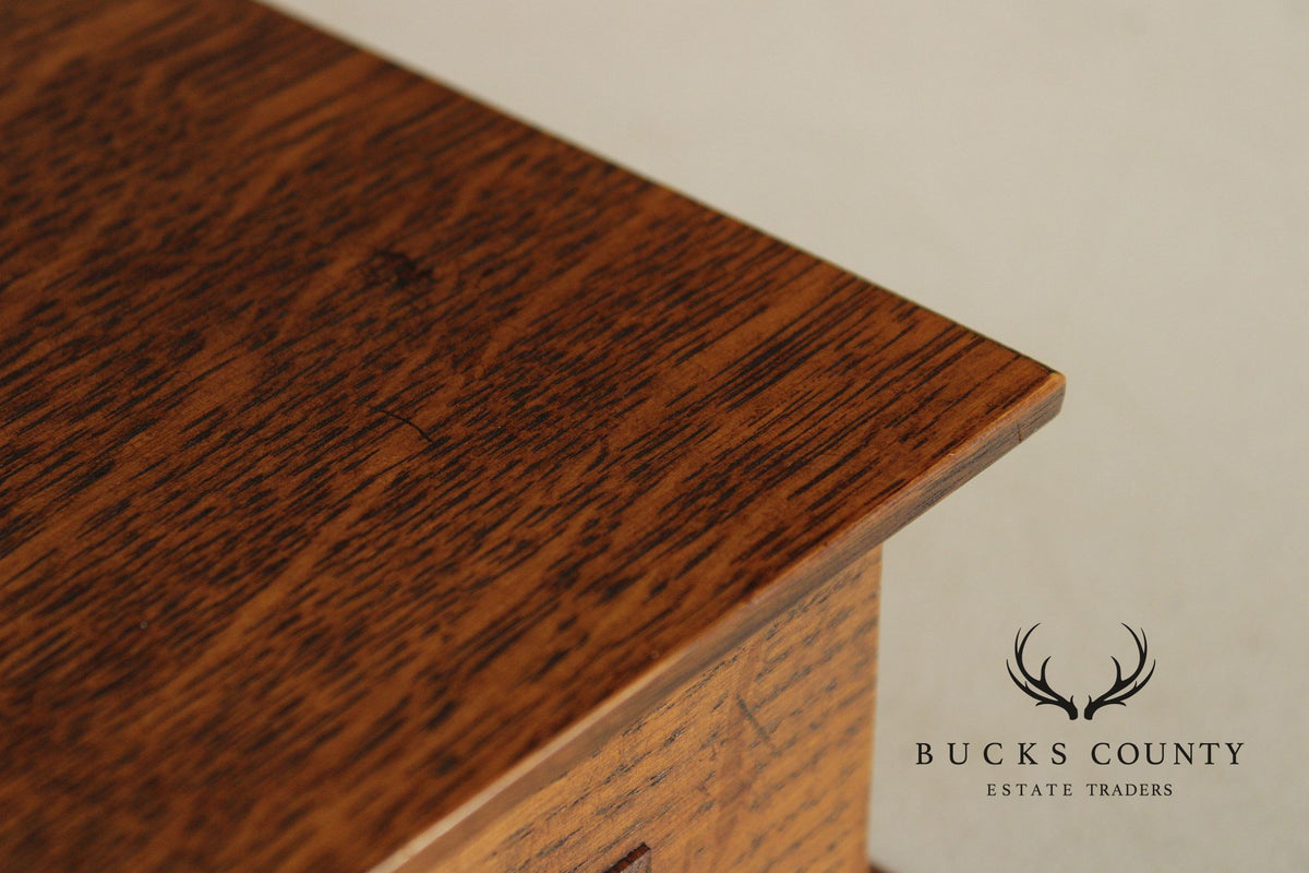 Stickley Mission Collection Oak Desk Box