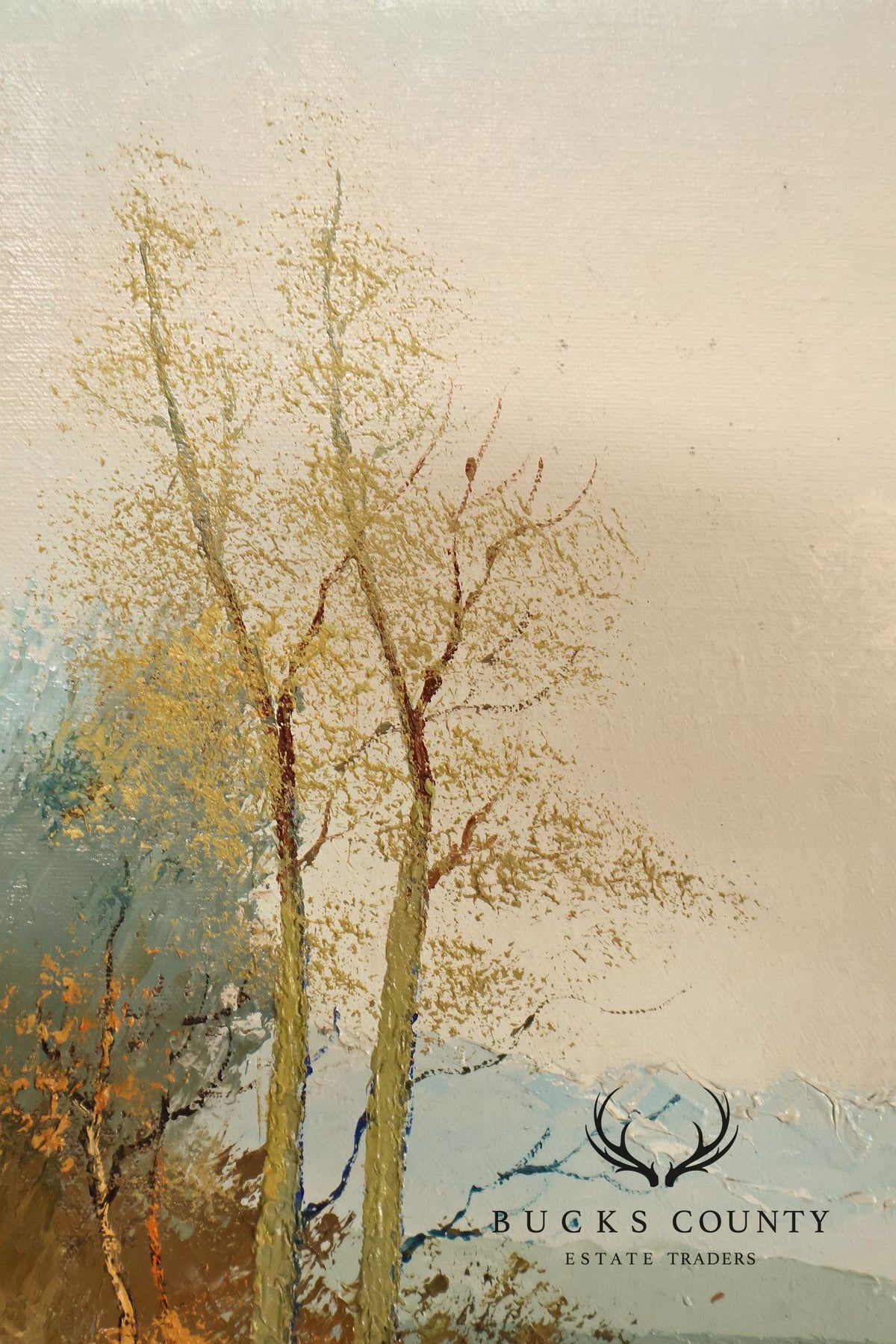 Wilhelm Brauer Framed Landscape Painting, Alpine Lake