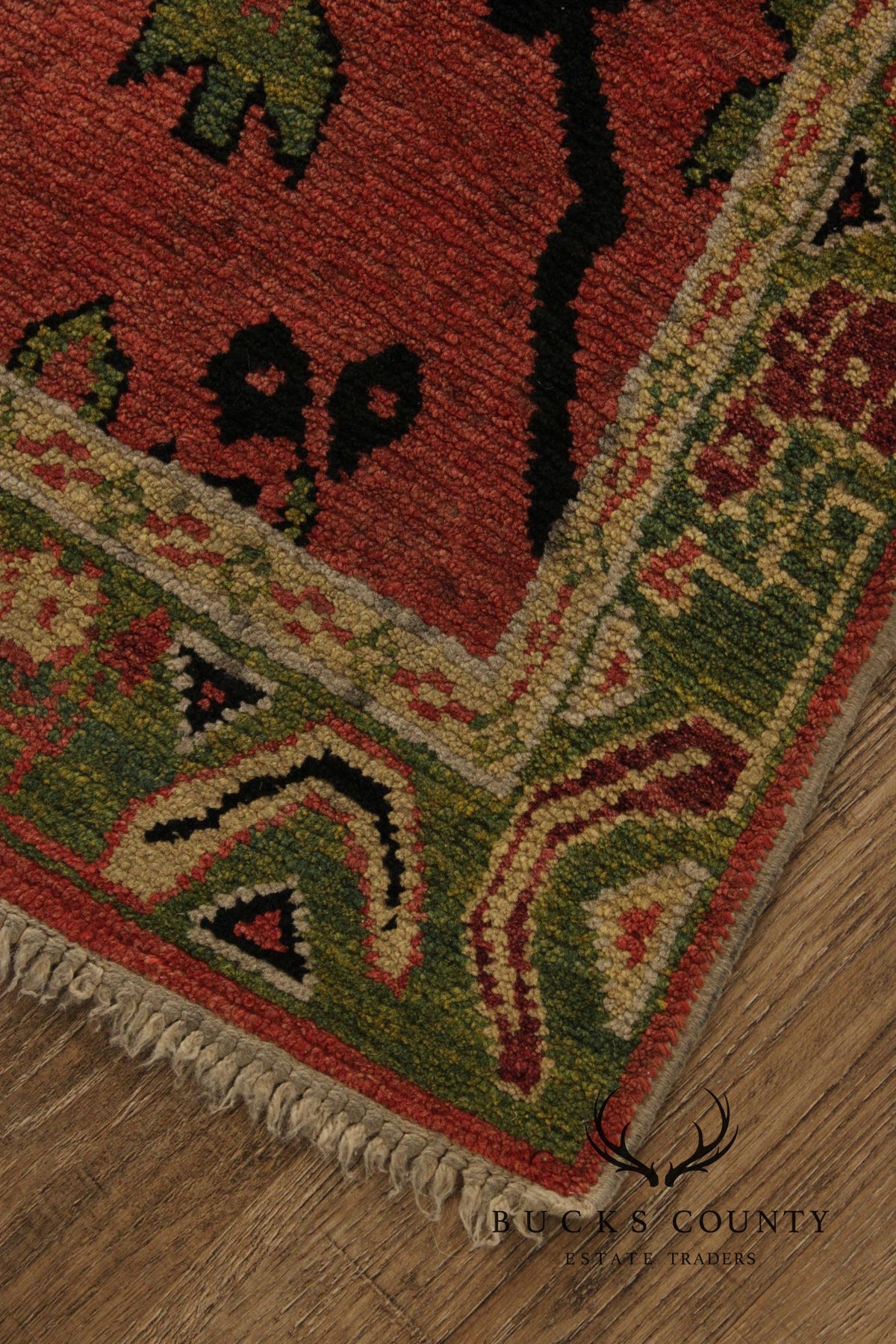 Khotan Style Hand Knotted Wool Area Rug 6'x 9'