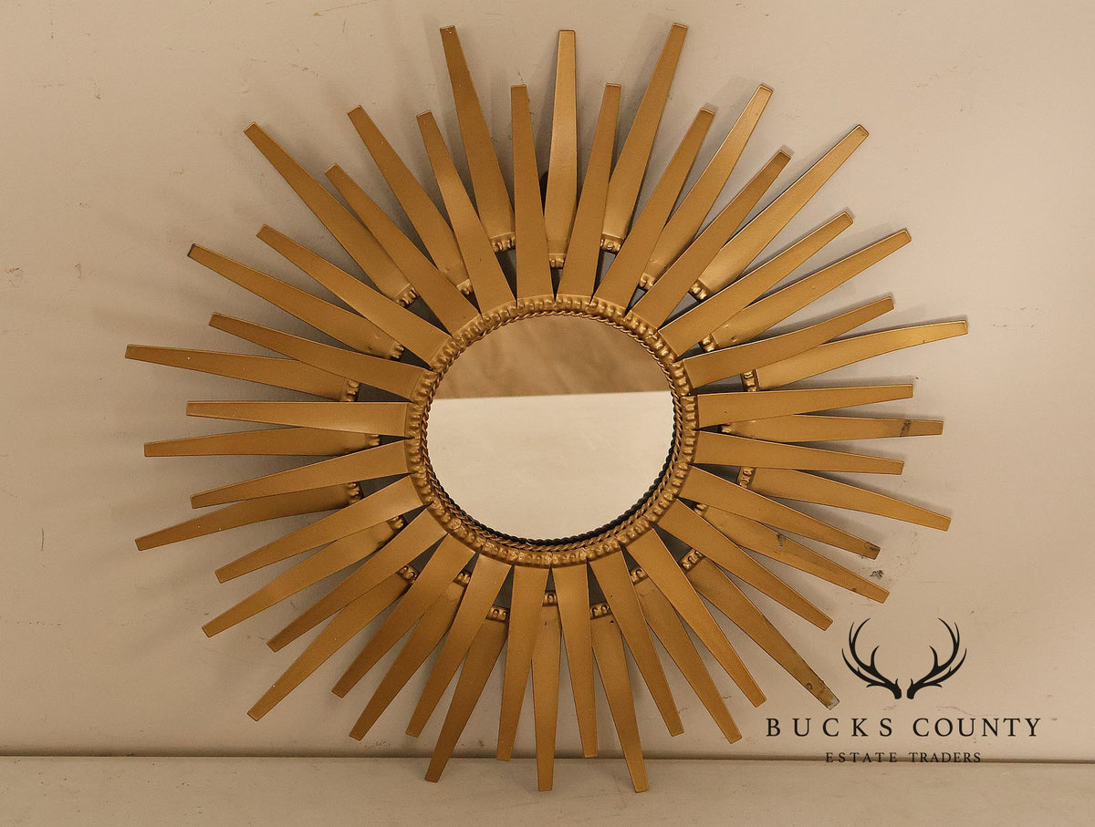 Mid Century Modern Style Sunburst Accent Mirror