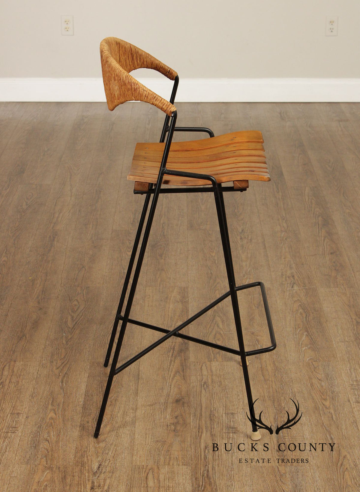 Pair of Mid Century Modern Bar Stools