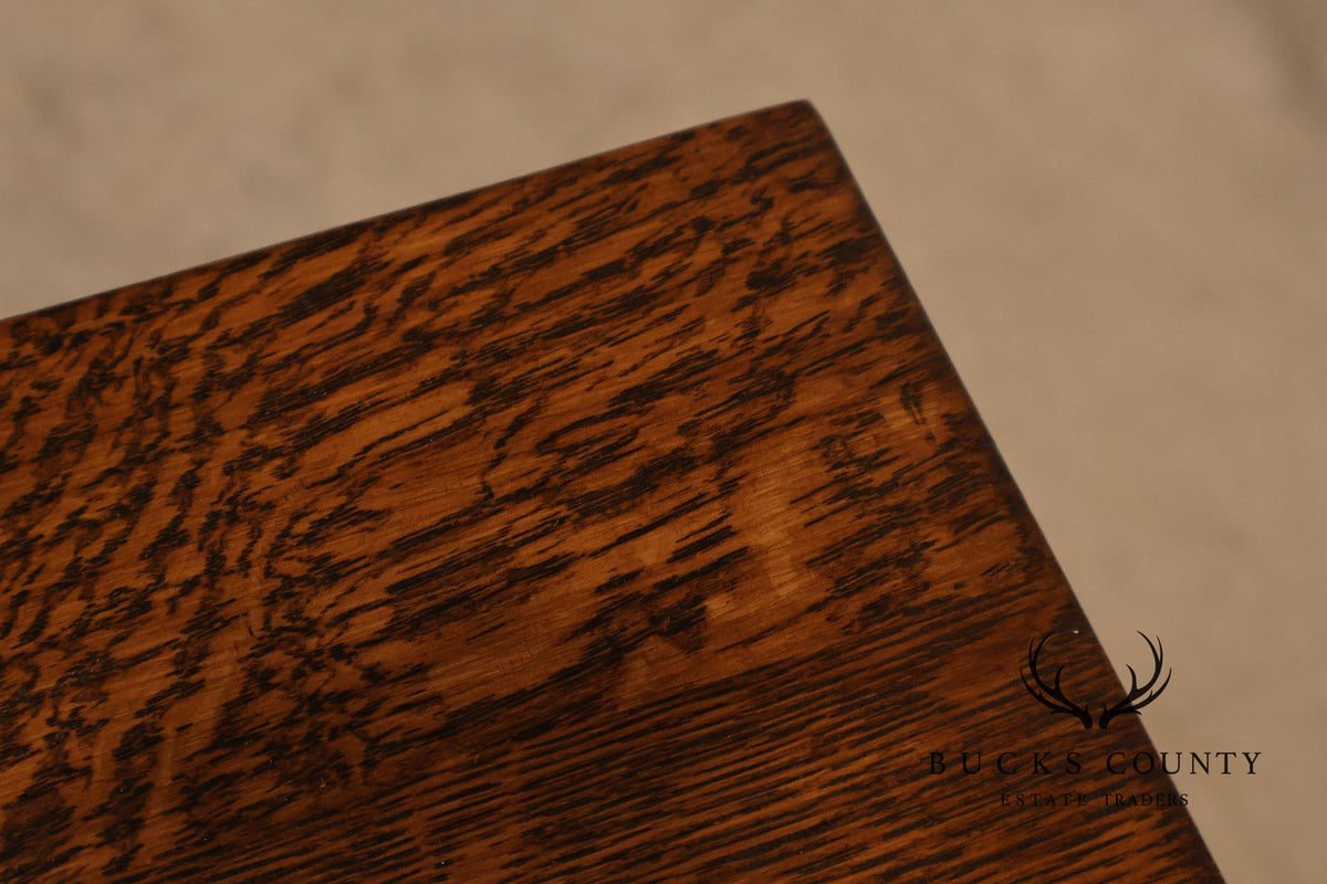Stickley Mission Collection Oak Spindle Library Desk