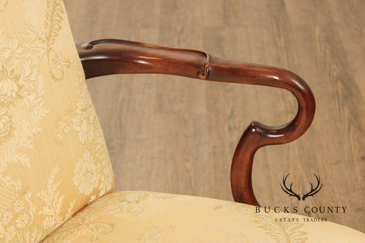 Century Furniture Georgian Style Pair of Armchairs