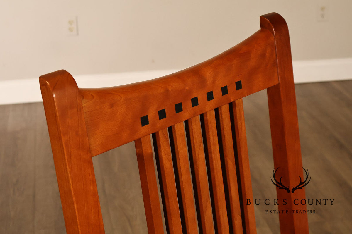 Stickley 21st Century Collection Set of Six Cherry Dining Chairs