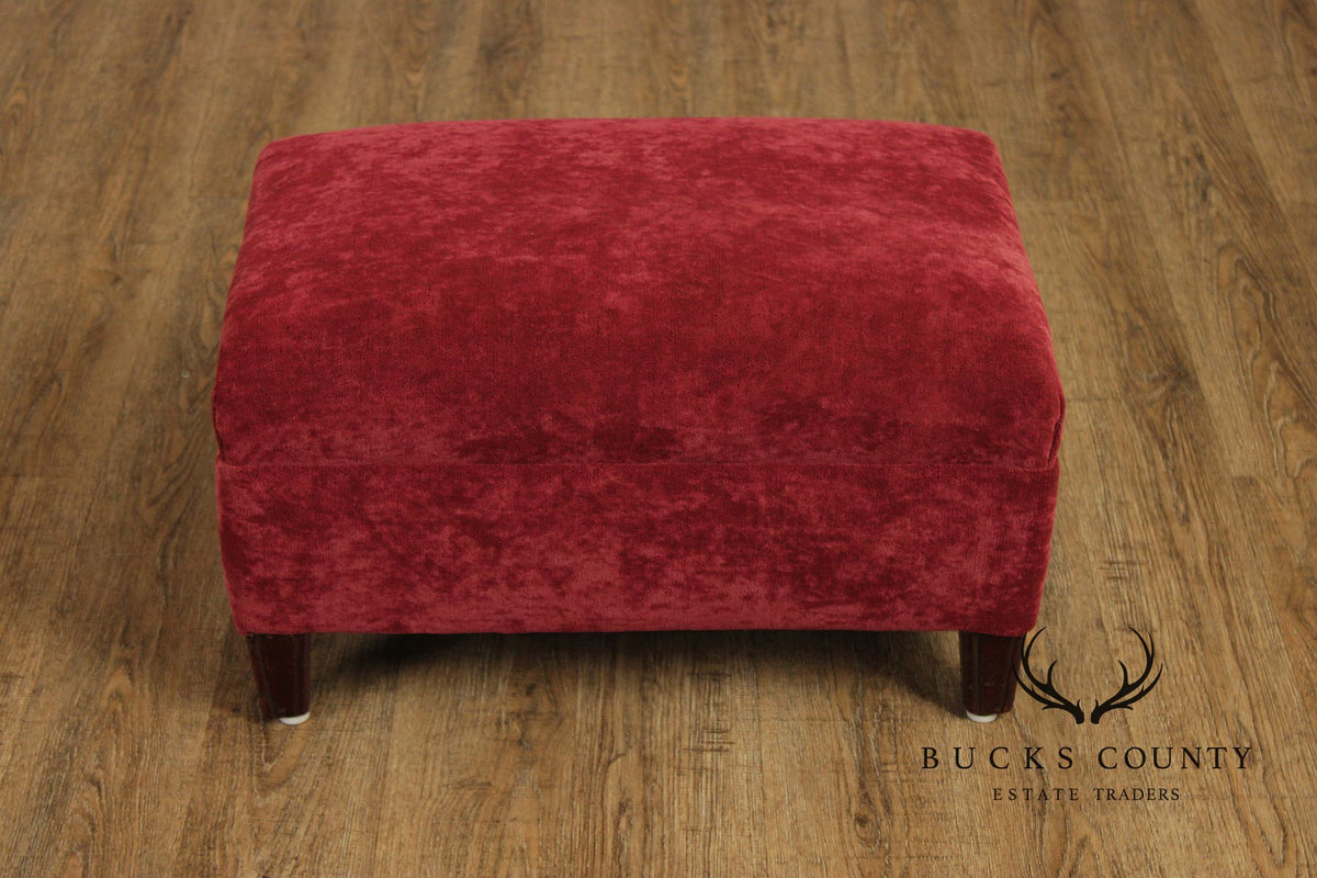 Vintage Upholstered Ottoman