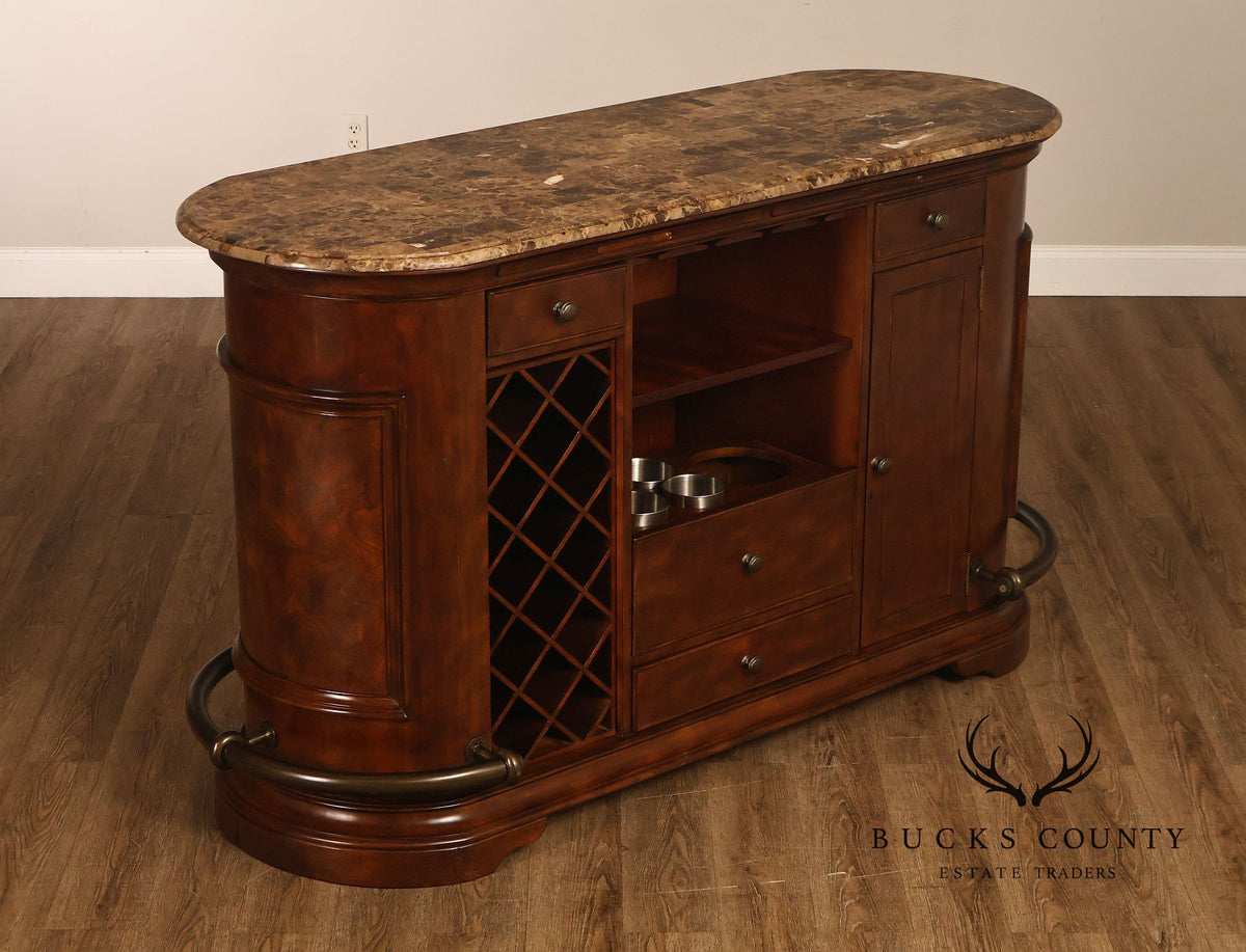 Howard Miller Wine & Spirits Collection Marble Top Bar Cabinet