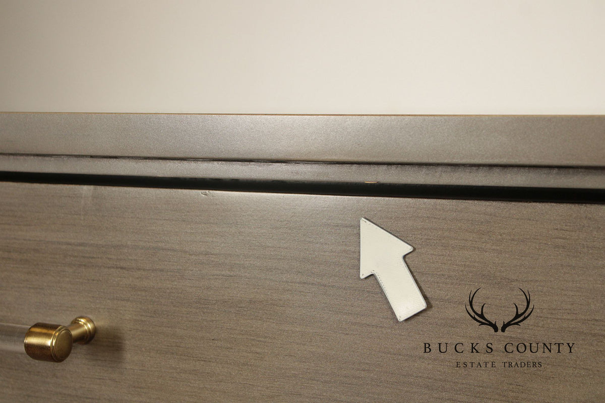 Stanley Furniture Mulholland Collection Gray Media Chest