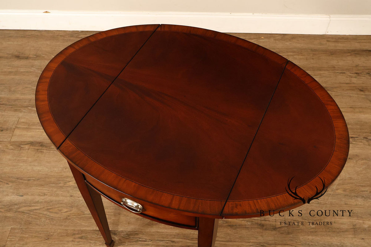 Ethan Allen Federal Style Mahogany Pembroke Table