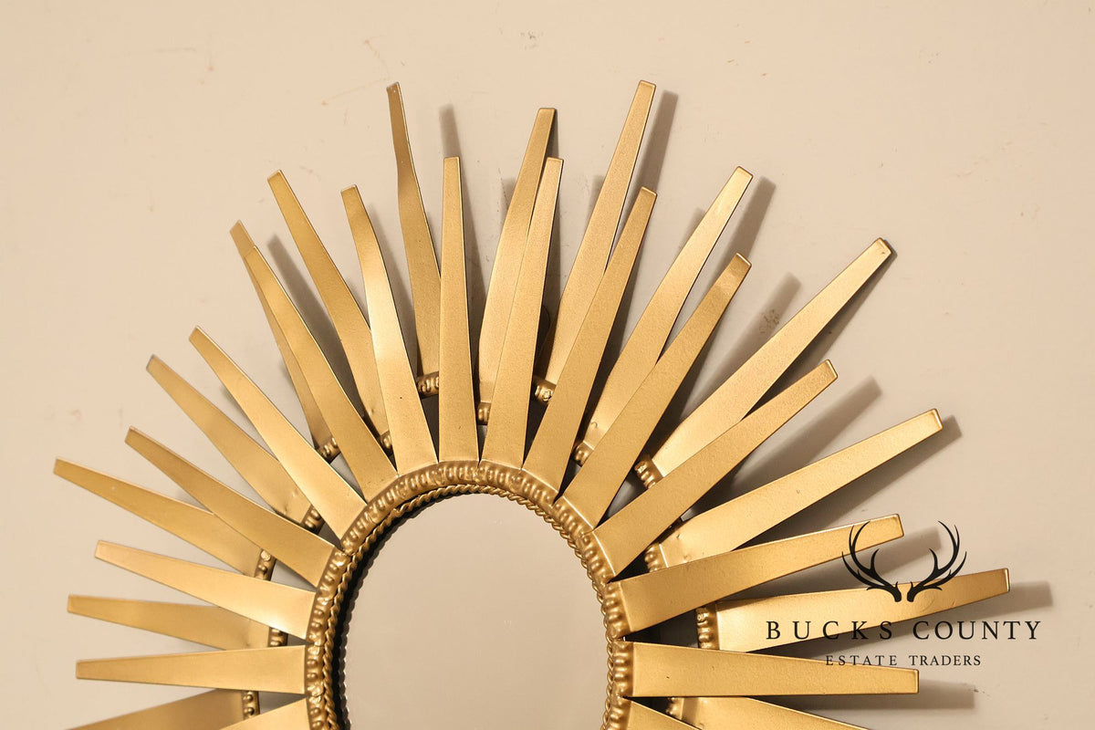 Mid Century Modern Style Sunburst Accent Mirror