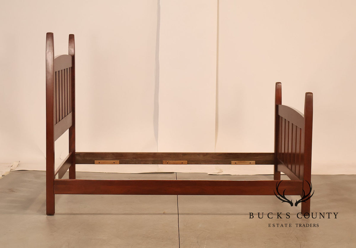 Stickley Harvey Ellis Inlaid Cherry Queen Bed