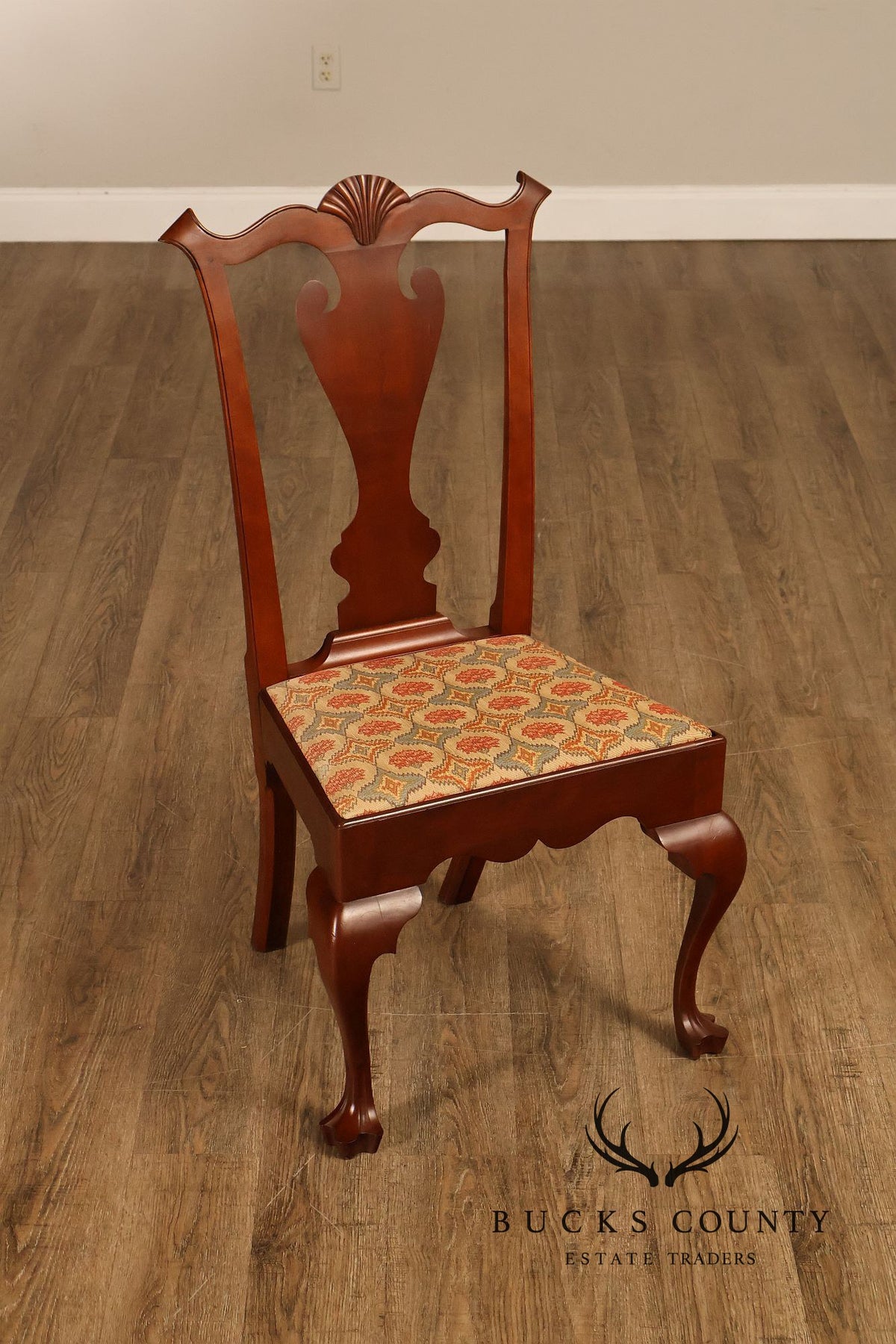 Irion Company Queen Anne Style Cherry Dining Chairs Set Of Six