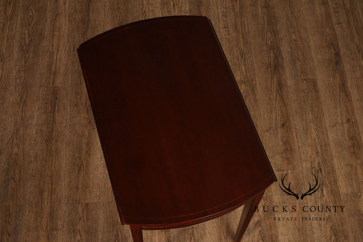 Baker Federal Style Mahogany Pembroke Drop-Leaf Side Table