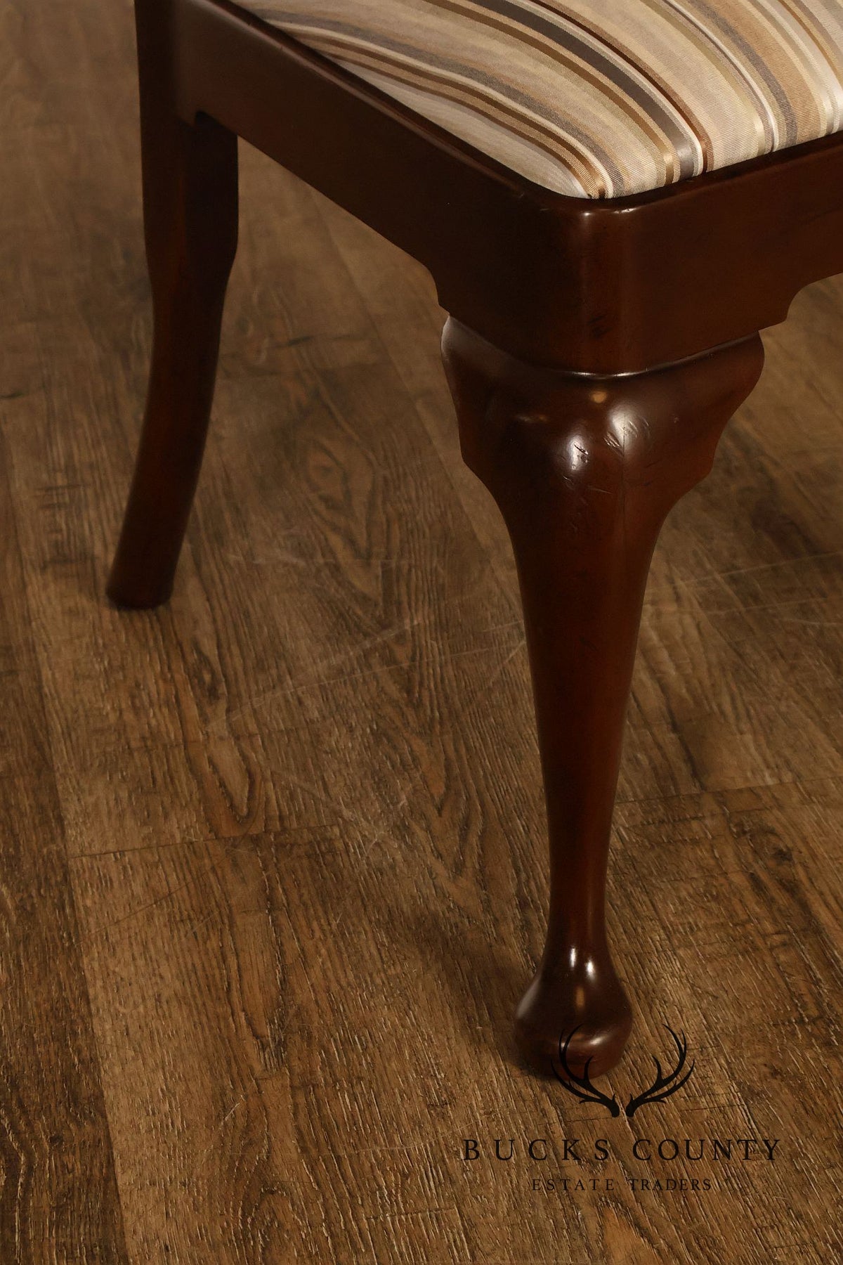 Kittinger Queen Anne Style Set of Six Mahogany Dining Chairs
