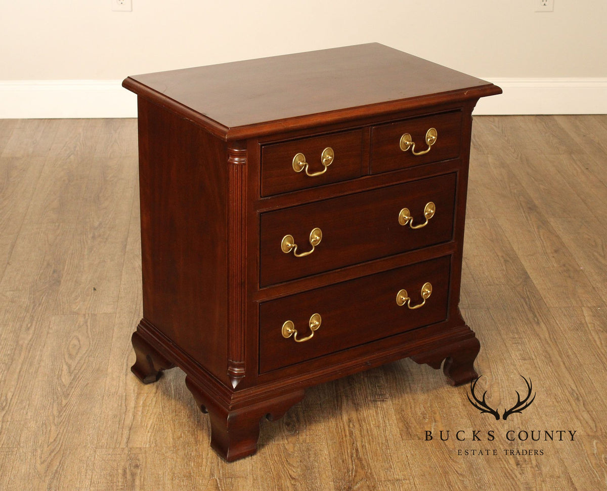 Stickley Chippendale Style Mahogany Nightstand