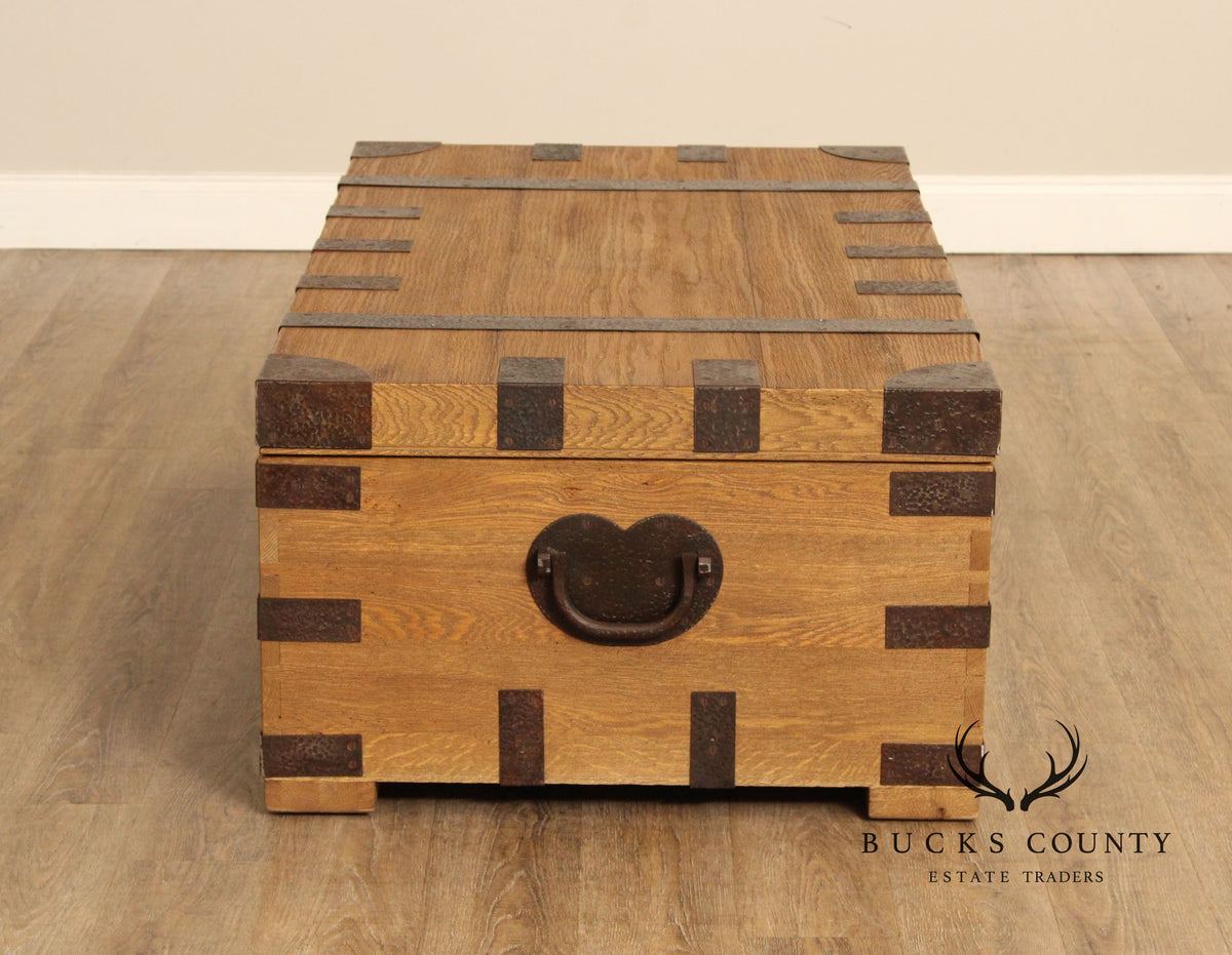 Restoration Hardware 'Heirloom Silver-Chest' Coffee Table Trunk