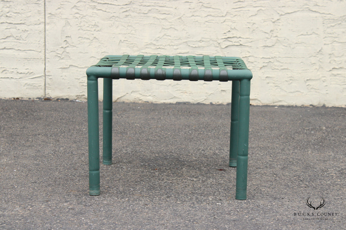 Hauser Vintage Pair of Faux Bamboo Outdoor Patio Stools