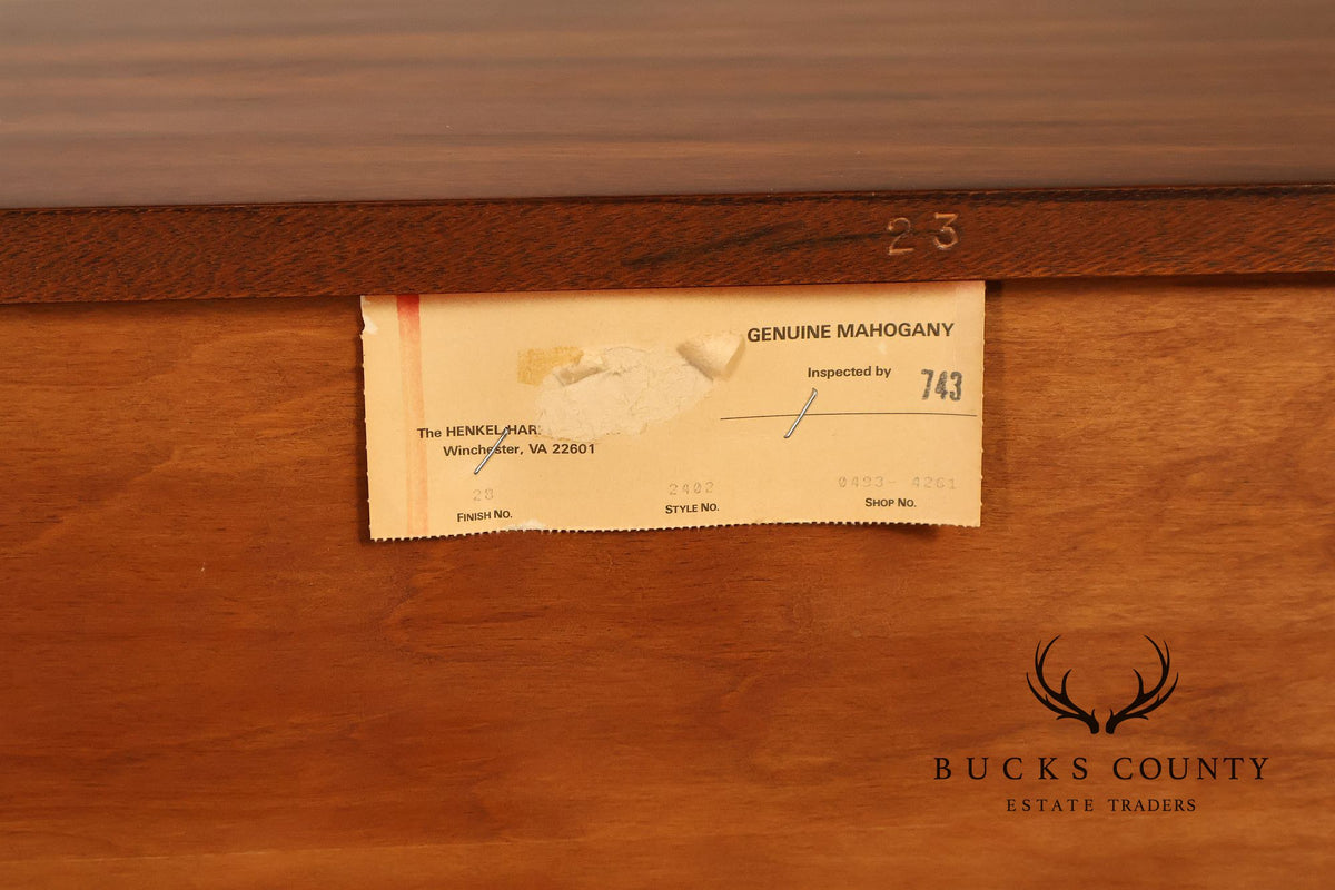 Henkel Harris SPNEA Mahogany Blockfront Chest