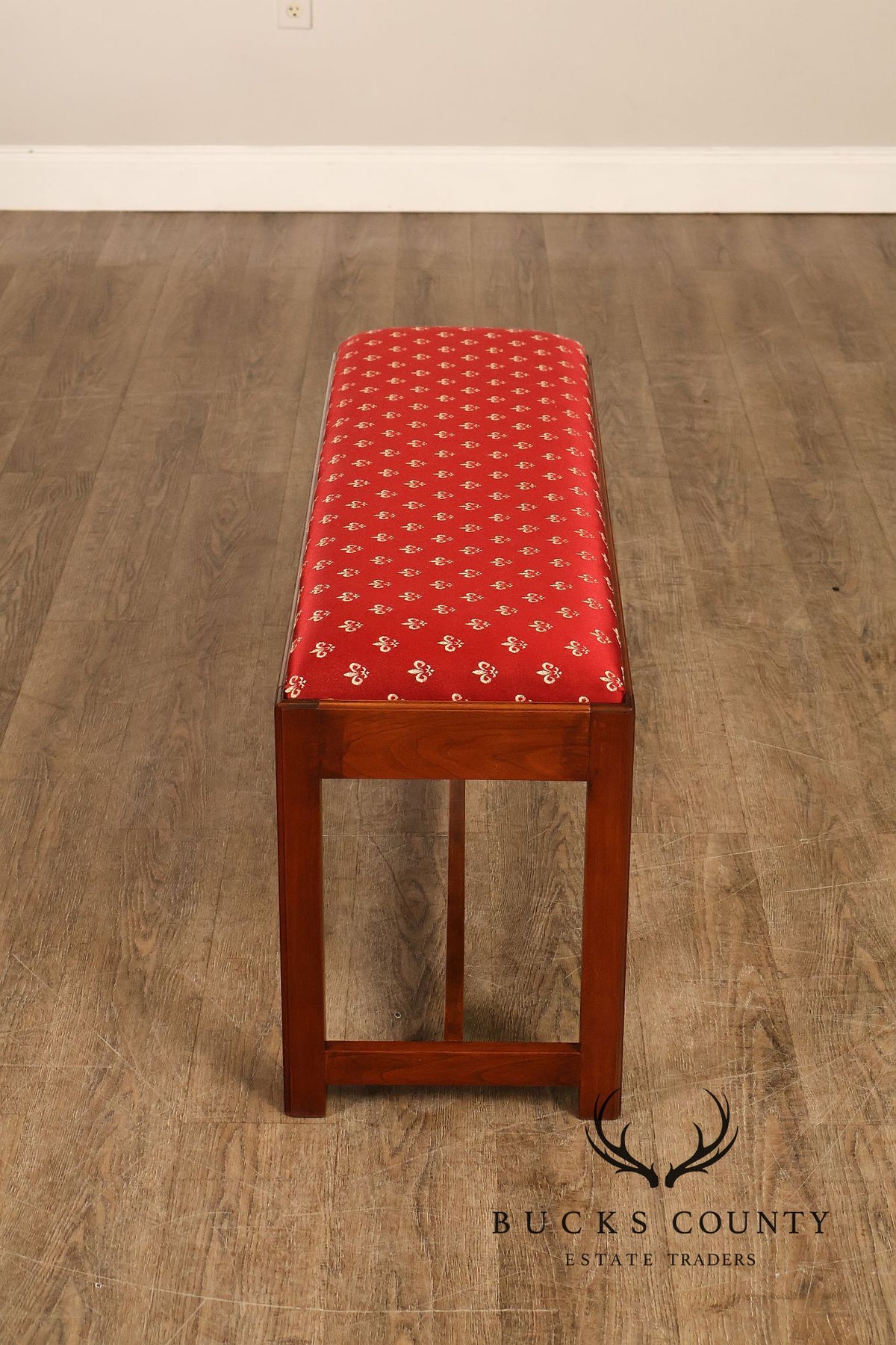 The Bartley Collection Chippendale Style Mahogany Window Bench