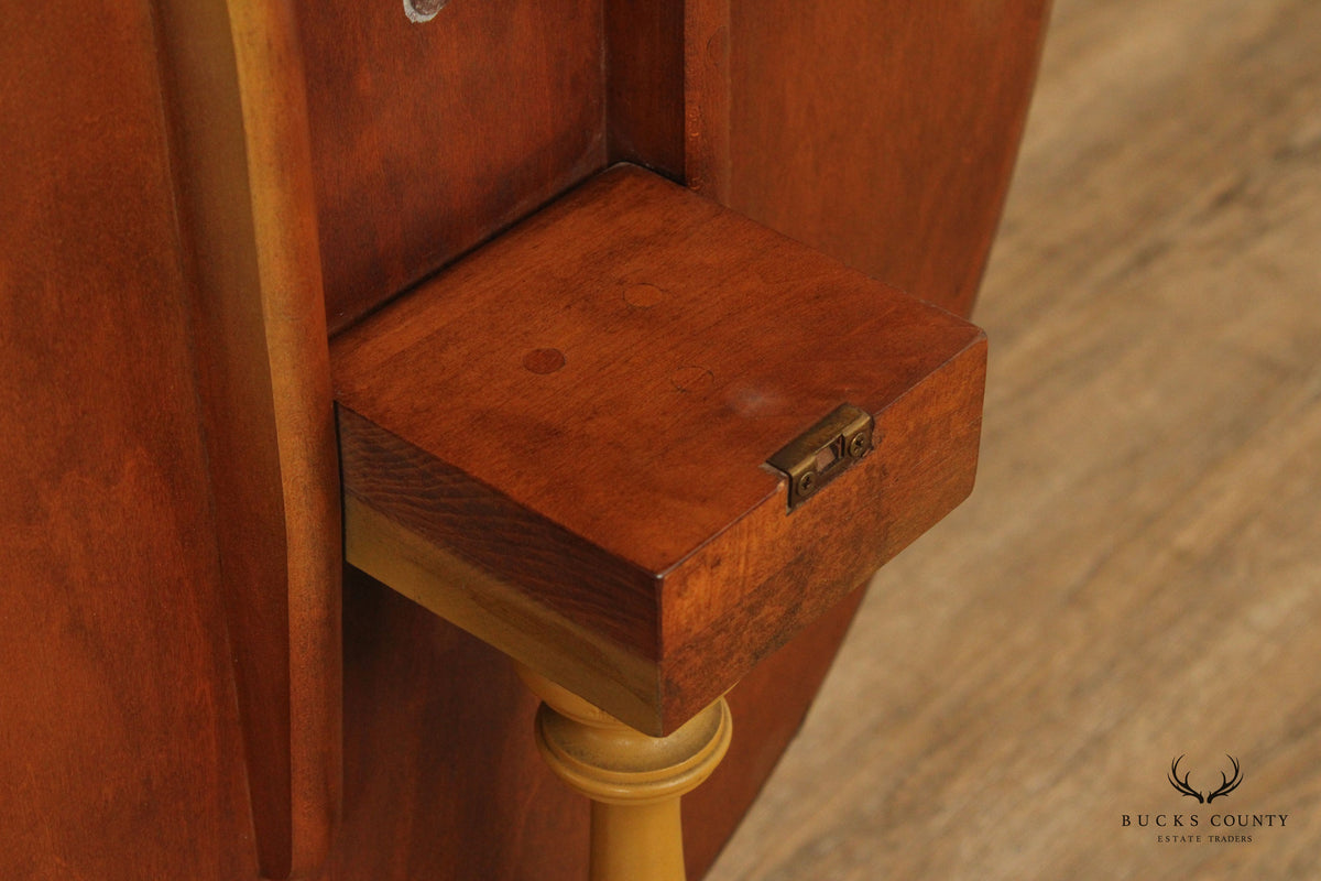 L. Hitchcock Federal Style Eagle Stenciled Tilt-Top Table