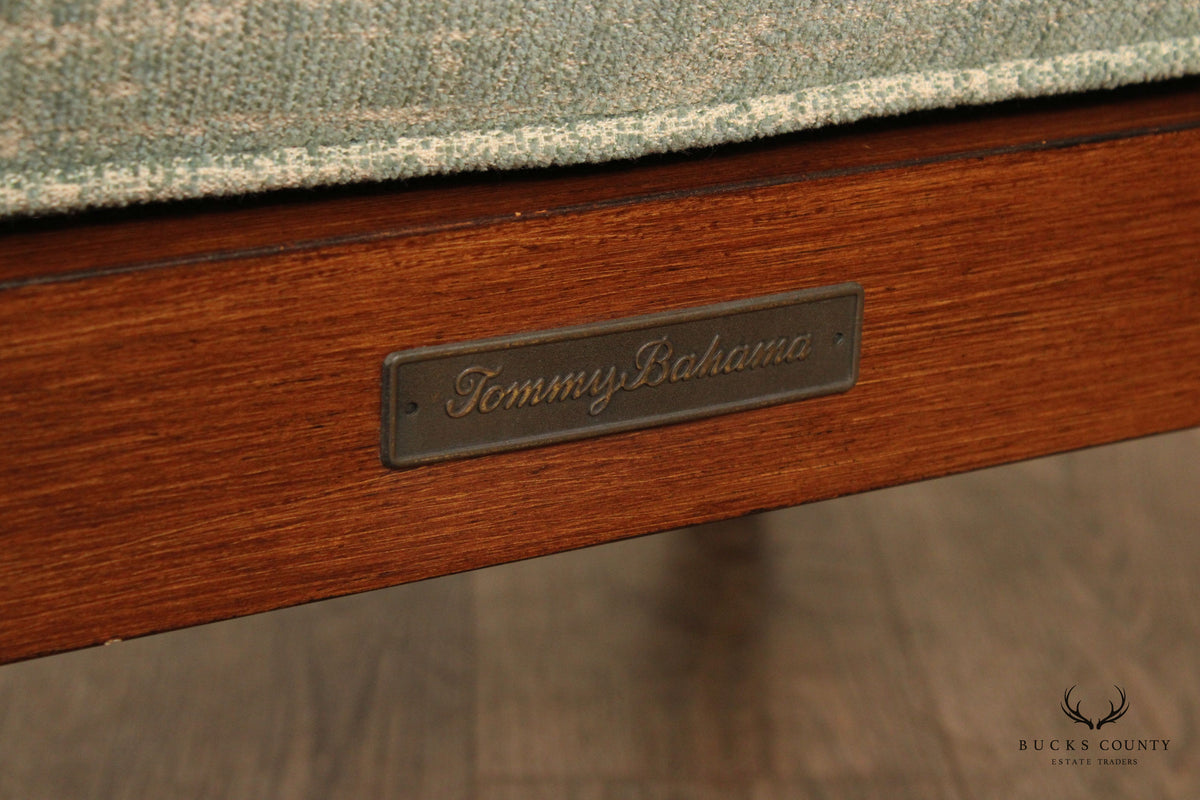 Tommy Bahama Outdoor Patio Faux Wood Ottoman