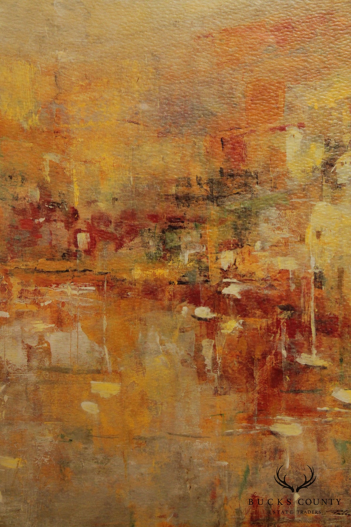 Abstract Giclee Print on Canvas