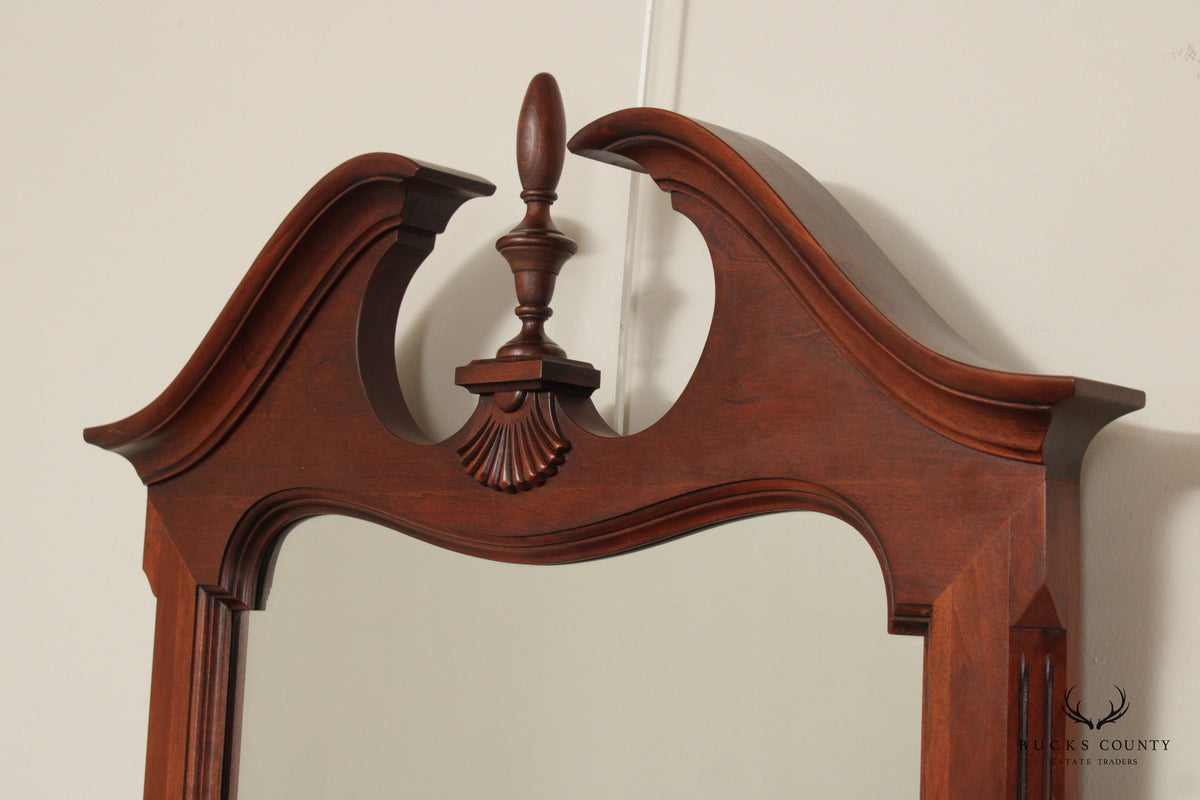 PENNSYLVANIA HOUSE TRADITIONAL MAHOGANY BEVELED WALL MIRROR