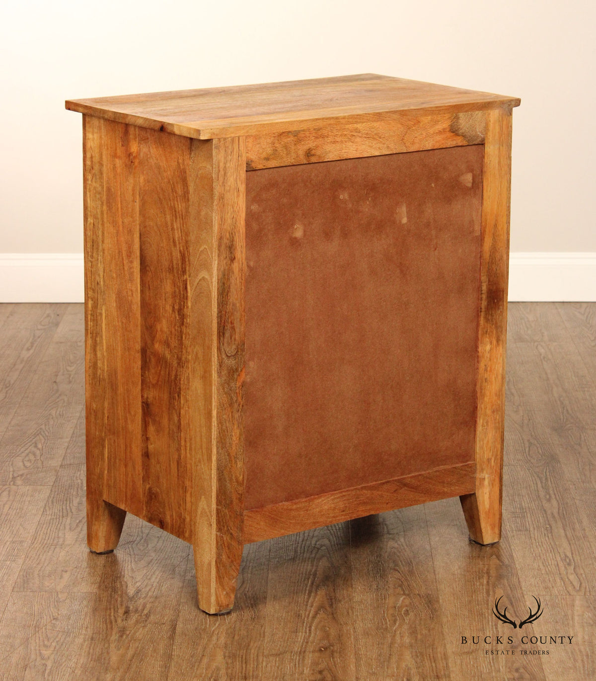 Anglo Indian Style Four Drawer Chest Nightstand