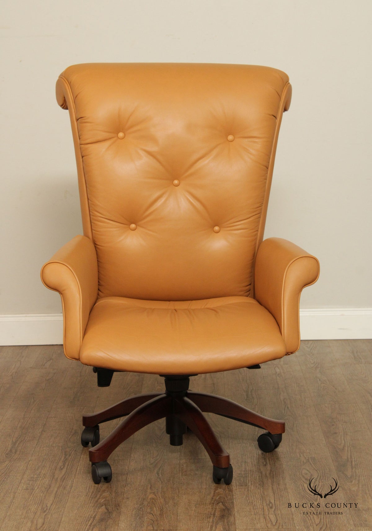 Leathercraft Tufted Leather Executive Office Armchair (K)