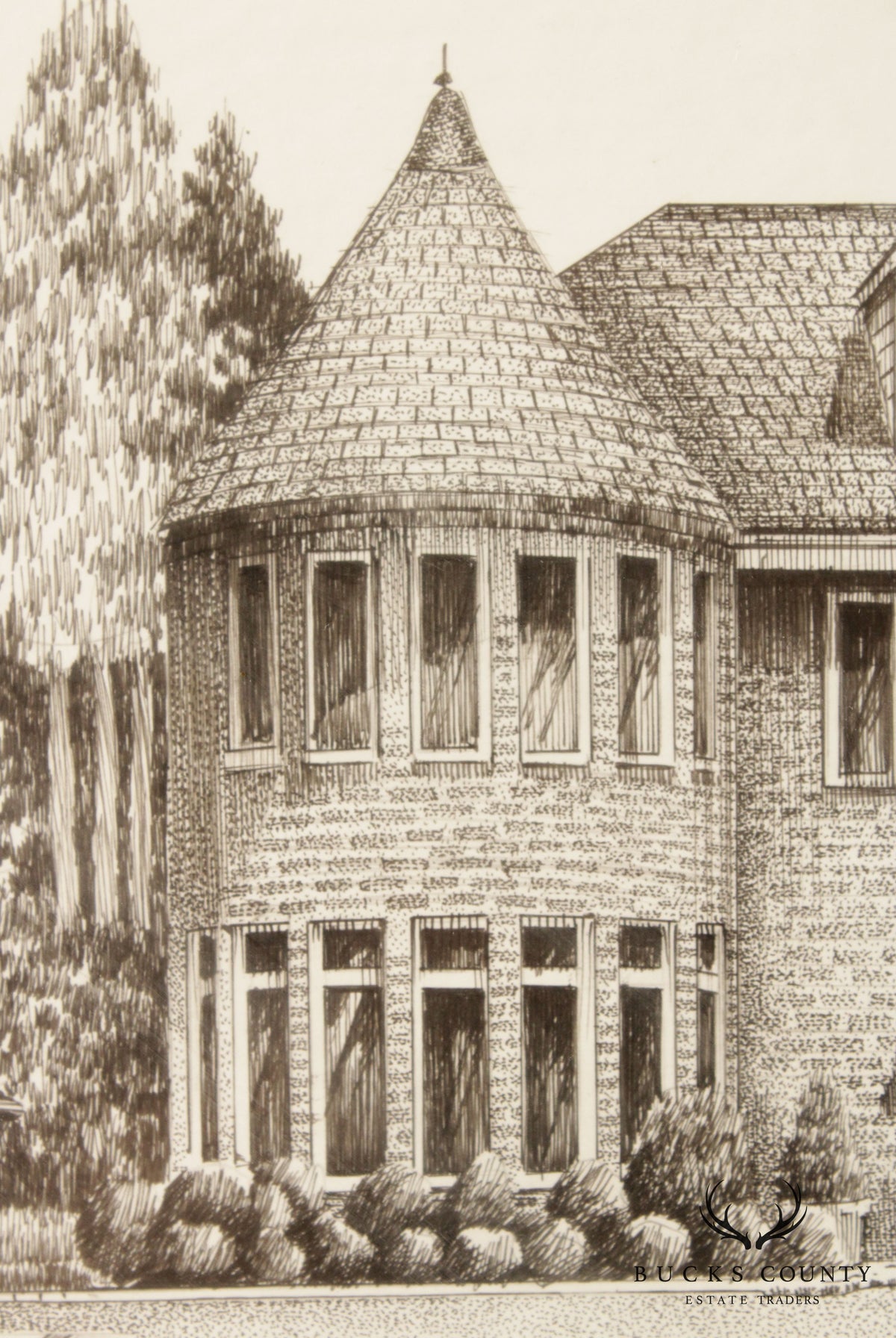 Contemporary Stacy Sideris, Pen and Ink Drawing