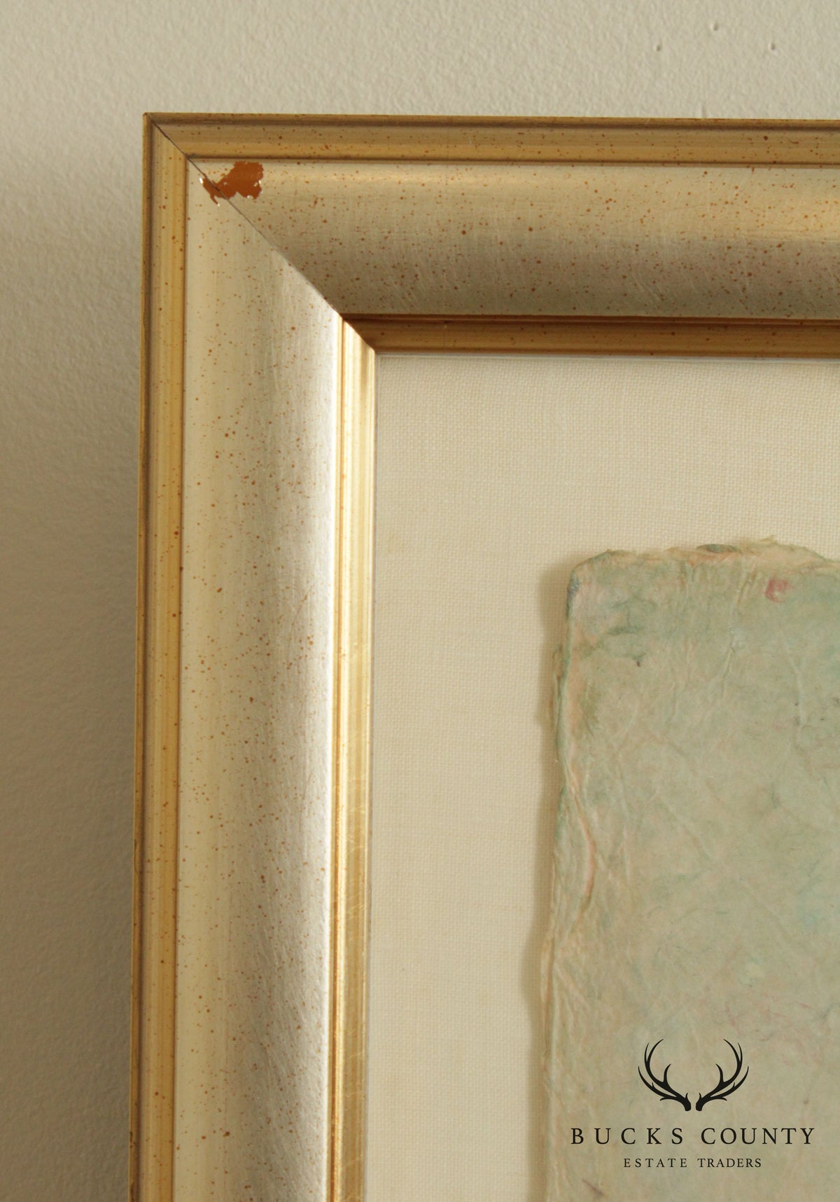 Postmodern Abstract Mixed Media Collage, Signed