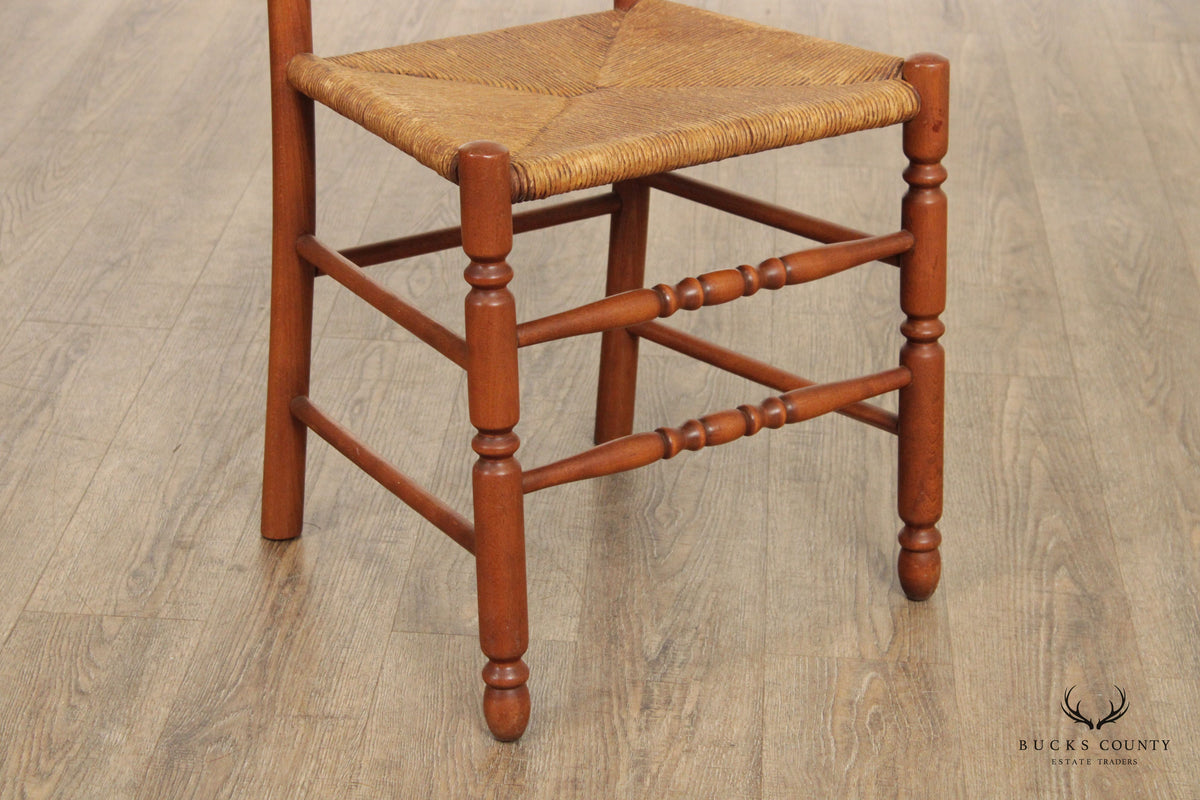 Tell City Vintage Rush Seat Ladderback Dining Chair
