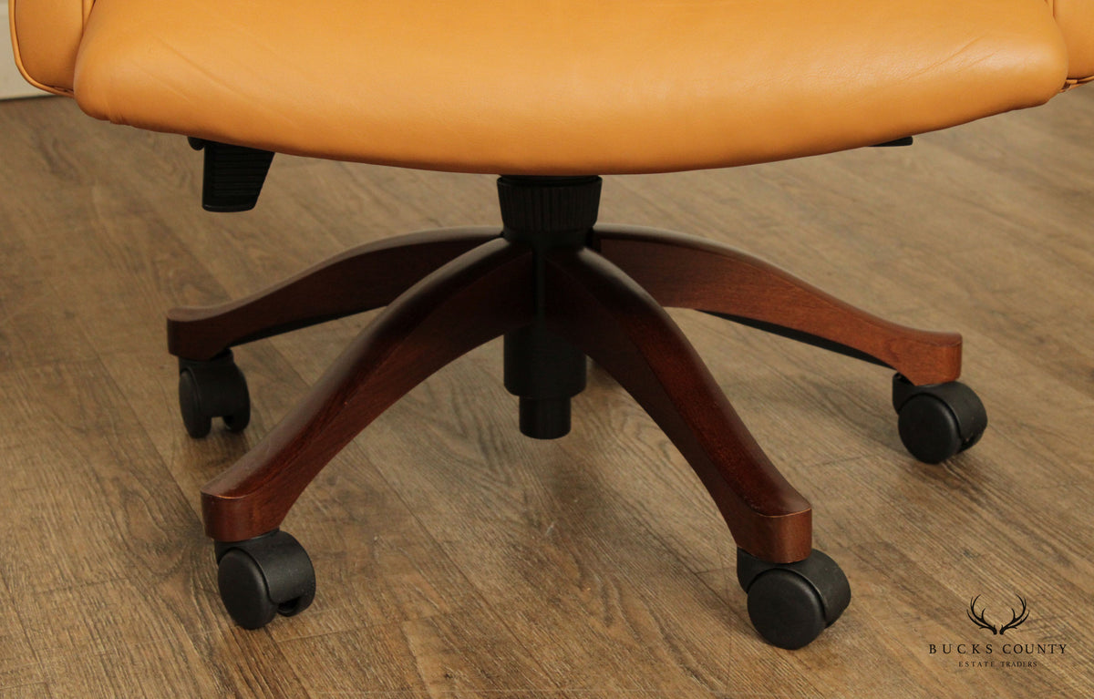 Leathercraft Tufted Leather Executive Office Armchair (M)