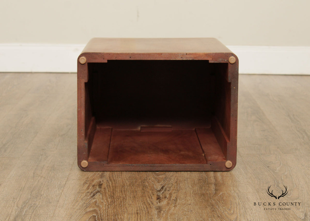 Mid Century Danish Modern Style Walnut End Table