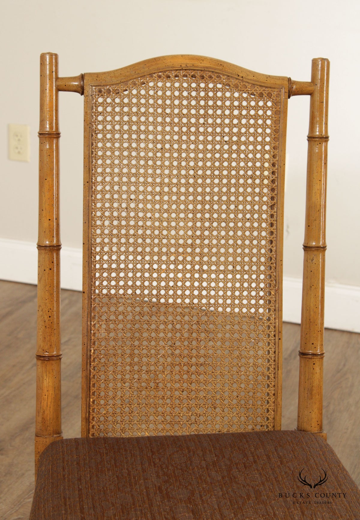 Century Furniture VIntage Faux Bamboo Side Chair