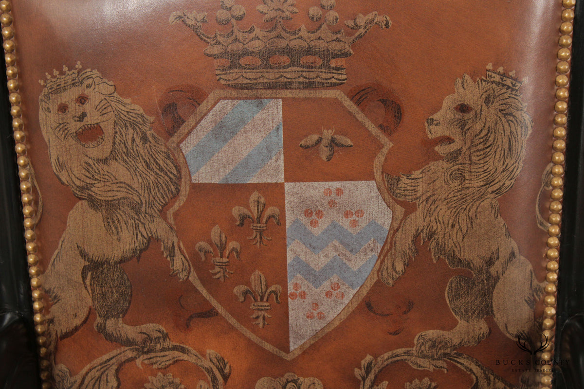 Ferguson Copeland European Country Crest Leather Armchair