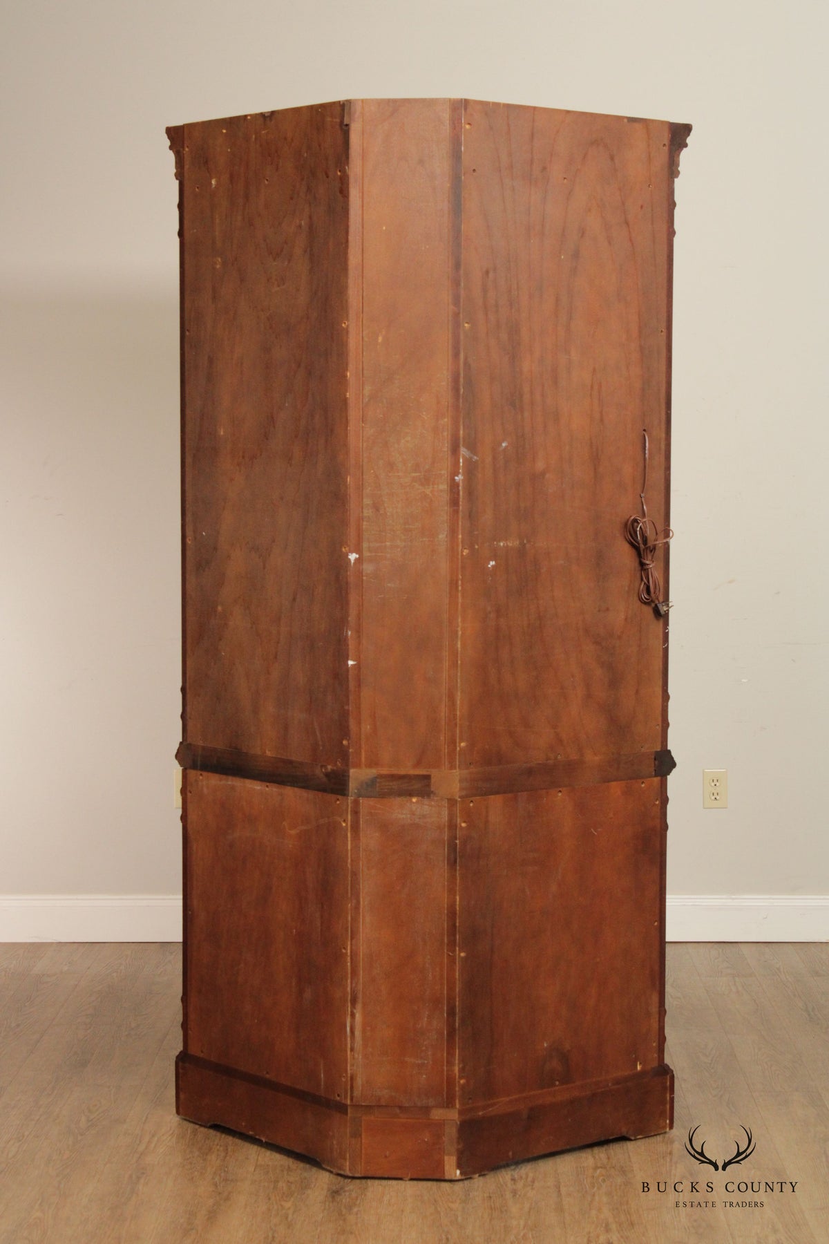 Councill Chippendale Style Mahogany Corner Cabinet