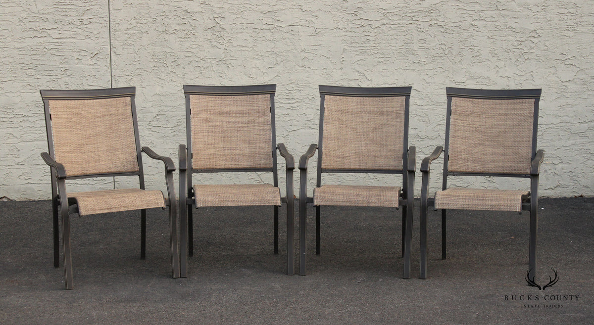 Vintage Aluminum Outdoor Patio 7-Piece Dining Set