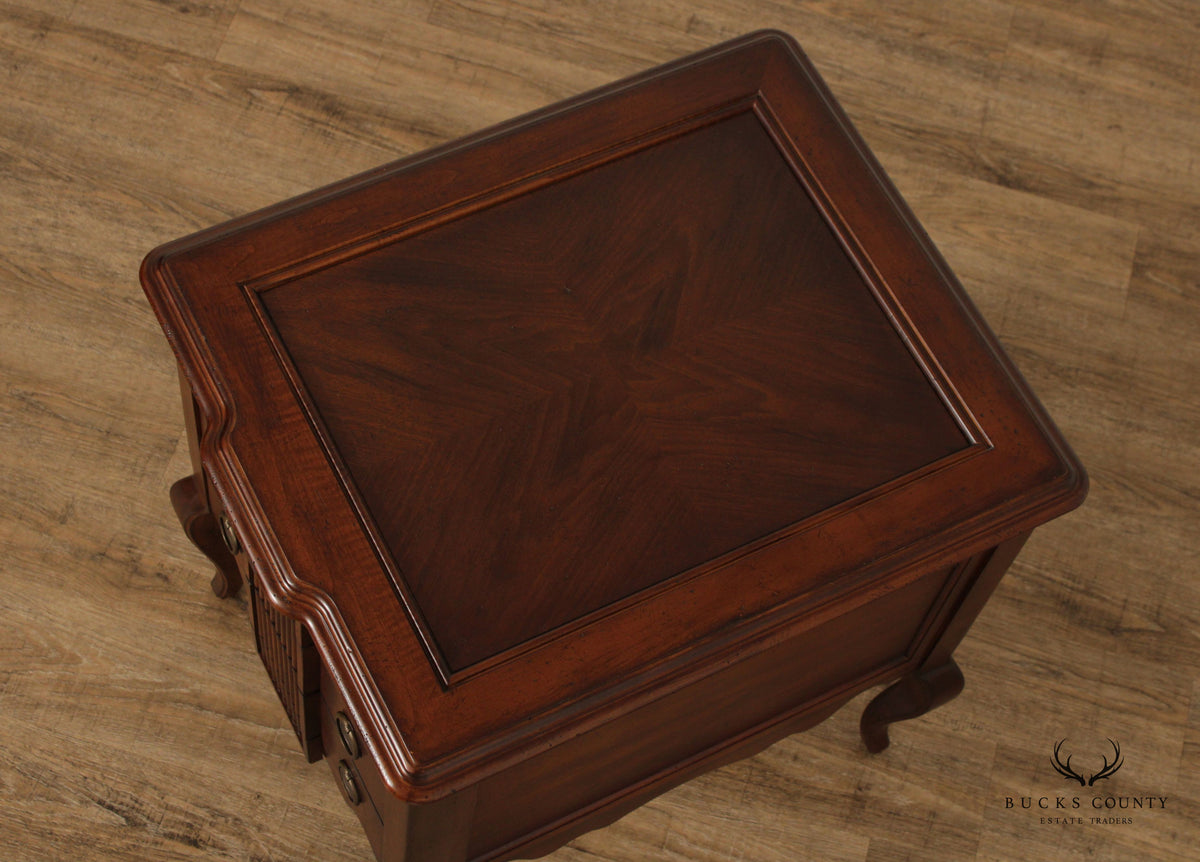 CTH Sherrill Occasional French Style Three Drawer Side Table