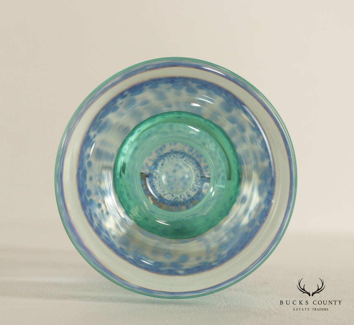 Young & Constantin Blown Glass Perfume Bottle