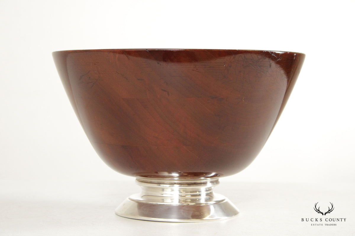 Baltimore Clippers Mahogany And Sterling Silver Ice Hockey Trophy