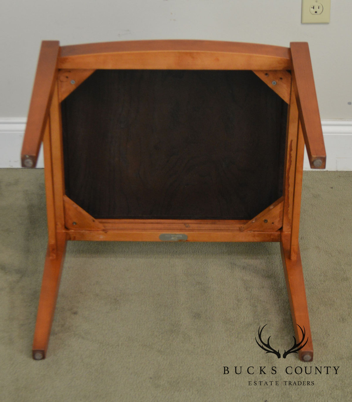 Knoll Studios Pair Ladderback Cherry Ricchio Side Chairs
