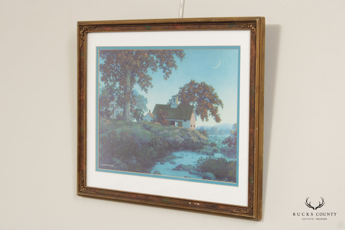 Maxfield Parrish Framed 'New Moon' Giclee Print