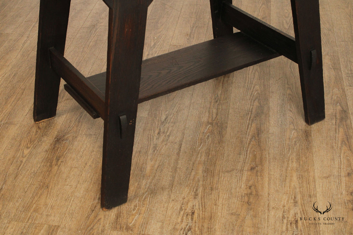 Lestershire Furniture Co. Mission Oak Library Table