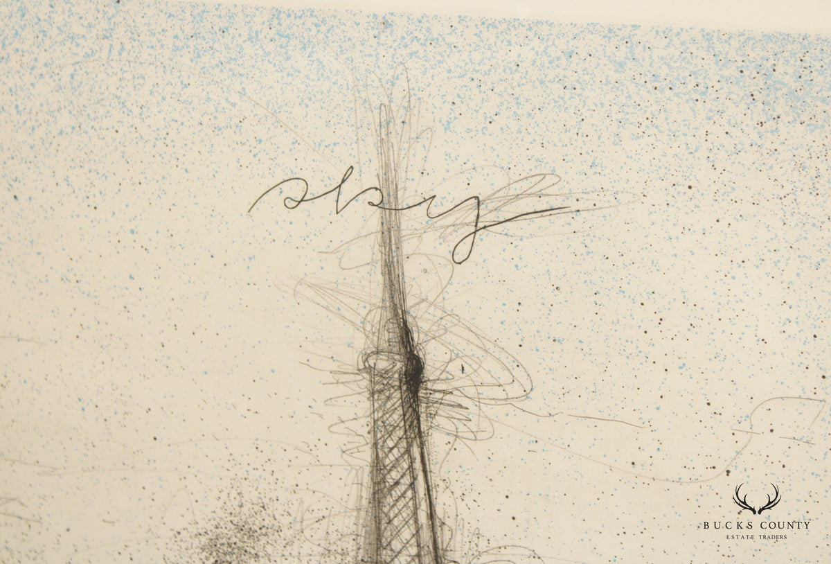 Jim Dine 'Paris Smiles' and 'Paris smiles in Darkness' Etchings